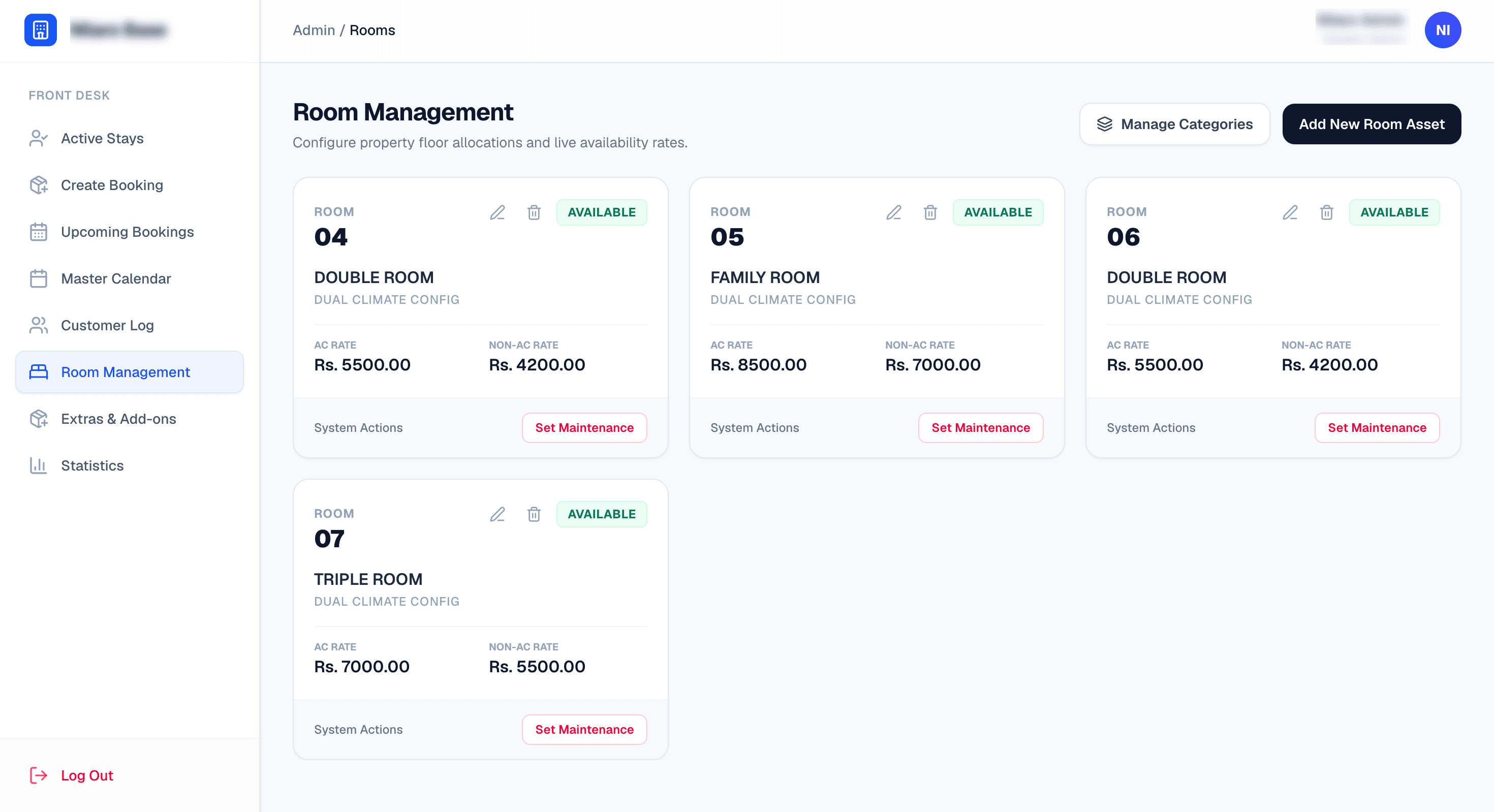 Management Dashboard - view 5
