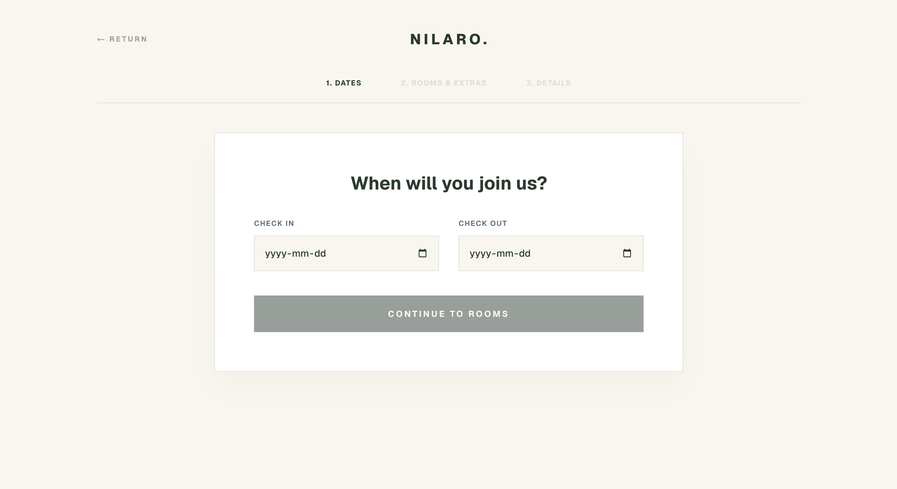 Hotel Booking Interface Final System Frame